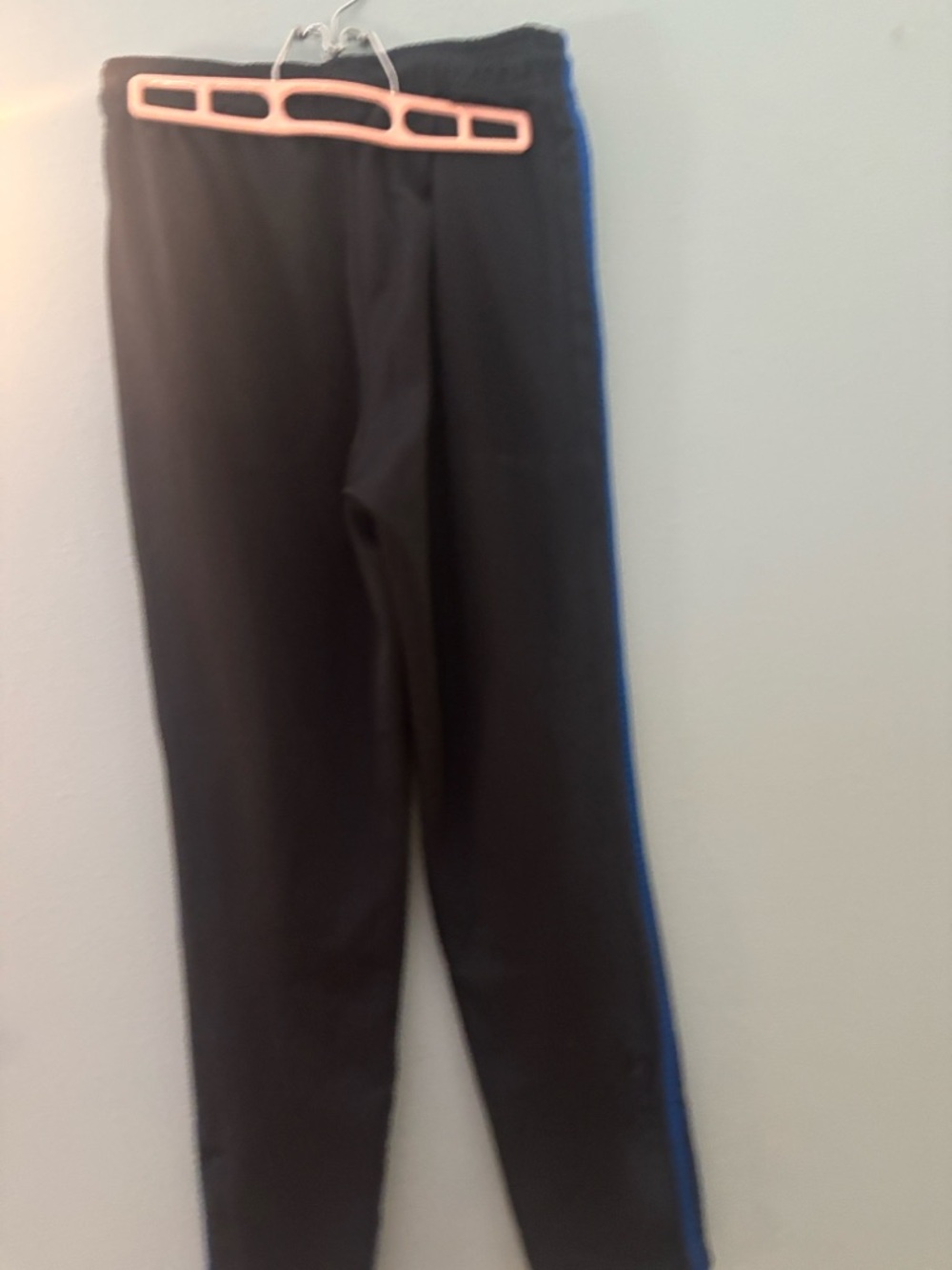 Men's Adidas Track / Athletic Pants with Blue Side Stripe